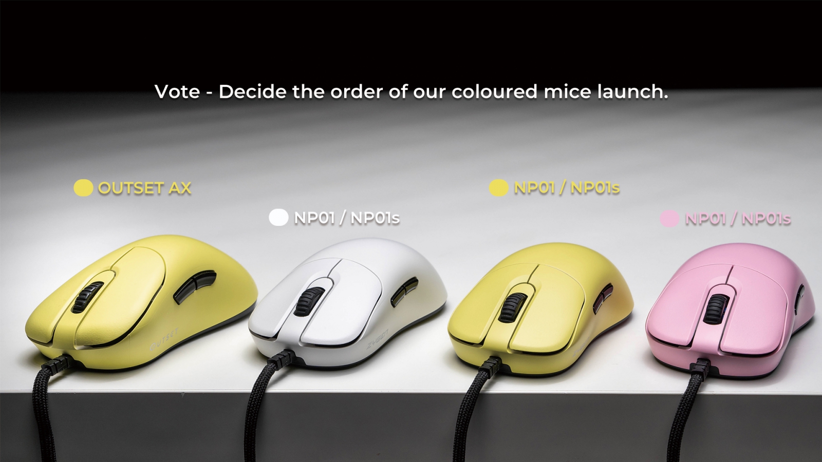 Vote - Decide the order of colours for our mice launch