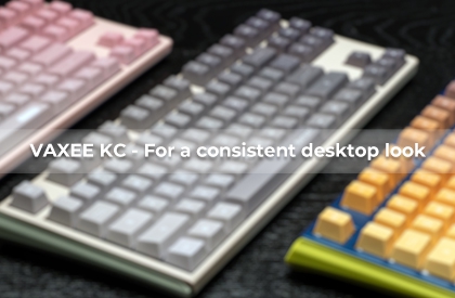 "VAXEE KC" - For a consistent desktop look.
