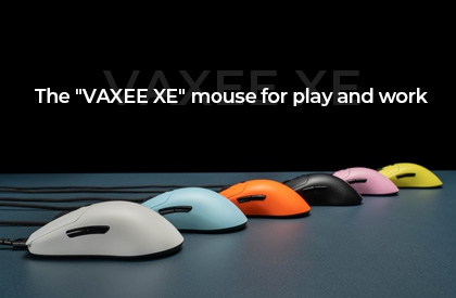 The "VAXEE XE" mouse for play and work