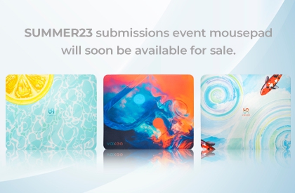 Summer23 submissions event mousepad will soon be available for sale.