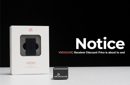 Notice: VXD02 (4K) Receiver Discount Price is about to end