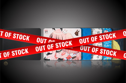 Final Restock and Discontinuation Notice for PB Mousepad